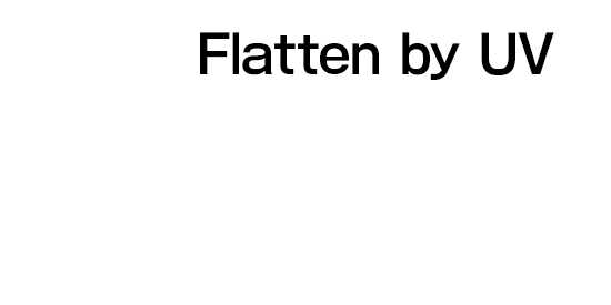 Flatten by UV
